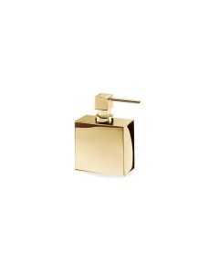 Decor Walther Cube Rectangular Soap Dispenser Gold