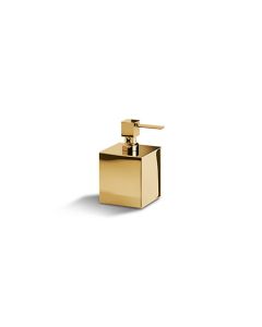 Decor Walther Cube Square Soap Dispenser Gold