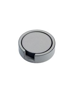 6 Tao Round Coasters with Tao Caddy