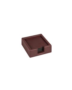 6 Tao Square Coasters with Tao Caddy