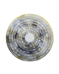 Agate Bicolore Presentation Plate