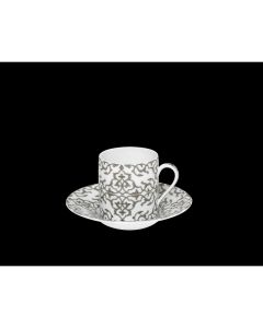 Alhambra Platinum Demitasse Cup & Saucer