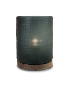Aran Lantern Extra-Large with Walnut Base