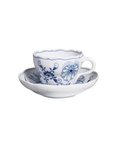 Blue Onion Small Coffee Cup & Saucer