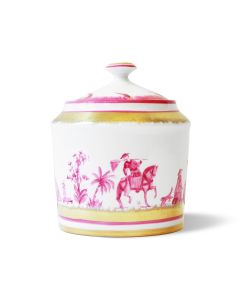 Chinoiserie Sugar Bowl with Lid