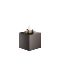 Decor Walther Tissue Cover Dark Metal with Matte Gold Details