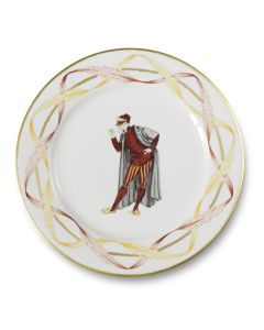 Commedia del Arte Buffet Plate #6