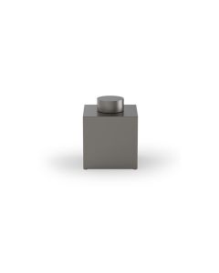 Decor Walther Contempo Square Box + Lid Dark Metal Matte