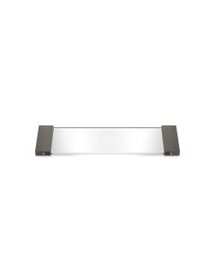 Decor Walther Cube Rectangular Tray Dark Metal