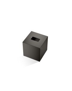 Decor Walther Cube Square Tissue Box Dark Metal