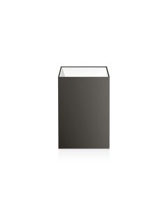 Decor Walther Cube Wastepaper Bin Dark Metal