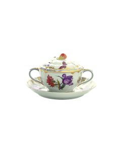 Cumberland Soup Cup & Saucer with Lid