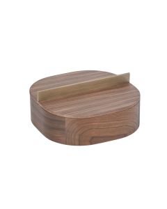 Dama Rounded Walnut Box, Large