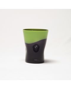 Dandy Tumbler, color 5 (green pea with periwinkle)