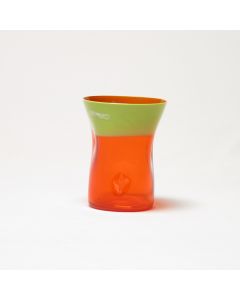 Dandy Tumbler, color 6 (green pea with orange)