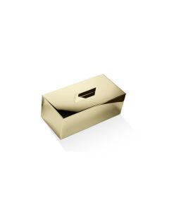 Decor Walther Cube Rectangular Box + Lid Gold