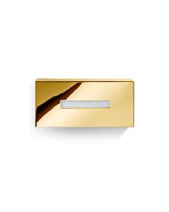 Decor Walther Cube Rectangular Tissue Box Gold