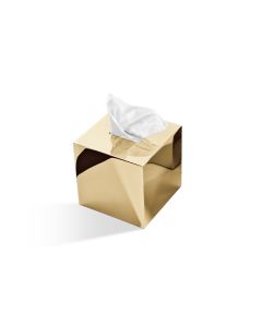 Decor Walther Cube Square Tissue Box Gold