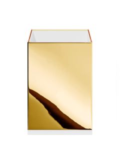 Decor Walther Cube Wastepaper Bin Gold