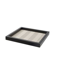 Febe Small Waxed Cotton Square Tray