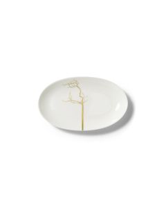 Golden Forest Oval Dish