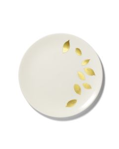 Golden Leaf Dinner Plate