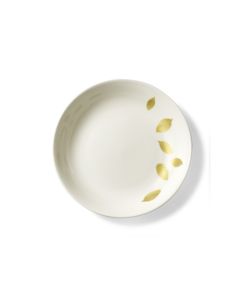 Golden Leaf Soup Plate