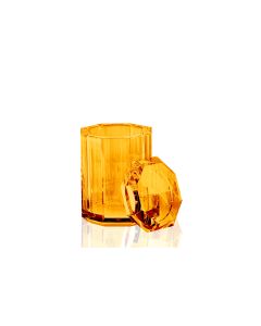 Decor Walther Kristall Box + Lid Amber
