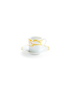 Magma Gold Espresso Cup and Saucer