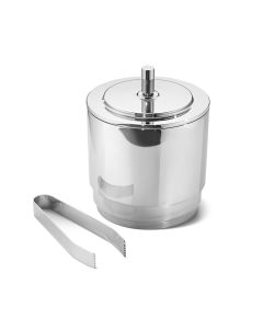 Manhattan Ice Bucket W/Tongs