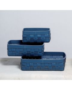 Mondina Rectangular Basket Low Large
