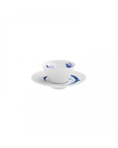 Ocean Sturgeon Bowl with Saucer