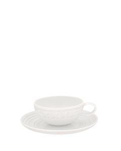 Ornament Coffee/Tea Cup & Saucer "A"