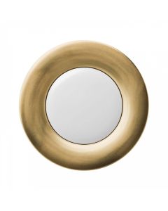 Polite Gold Dinner Plate