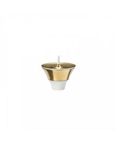 Polite Gold Sugar Bowl with Lid