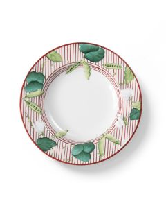 Potager Red Soup Plate