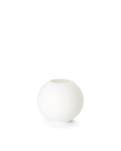 Pure White Spherical Vase