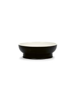 Ra Bowl, Black/Off White, 22cm