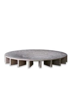 Ray Travertine Wide Bowl