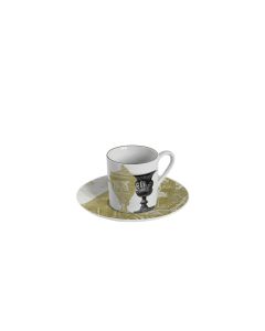 Roma Espresso Cup & Saucer No. 4