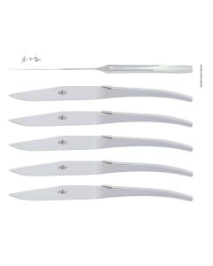 Skel Steak Knives, Bright Finish (Set of 6)