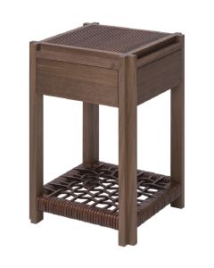 GioBagnara Structura Crisscross Square Bedside Table