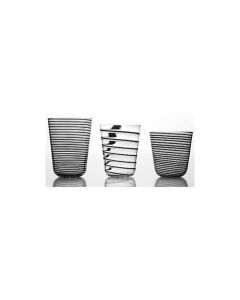 Twist Highball Glass in Black