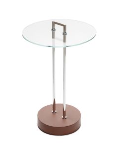 GioBagnara Urbino Leather Side Table
