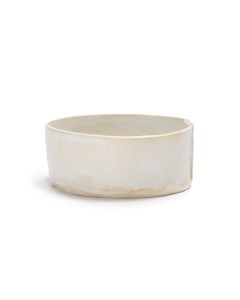 White Oval Side Bowl