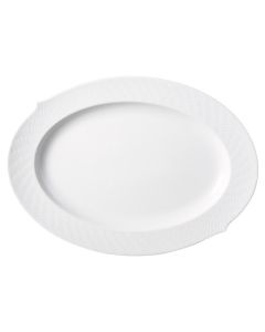 White Wave Medium Oval Platter