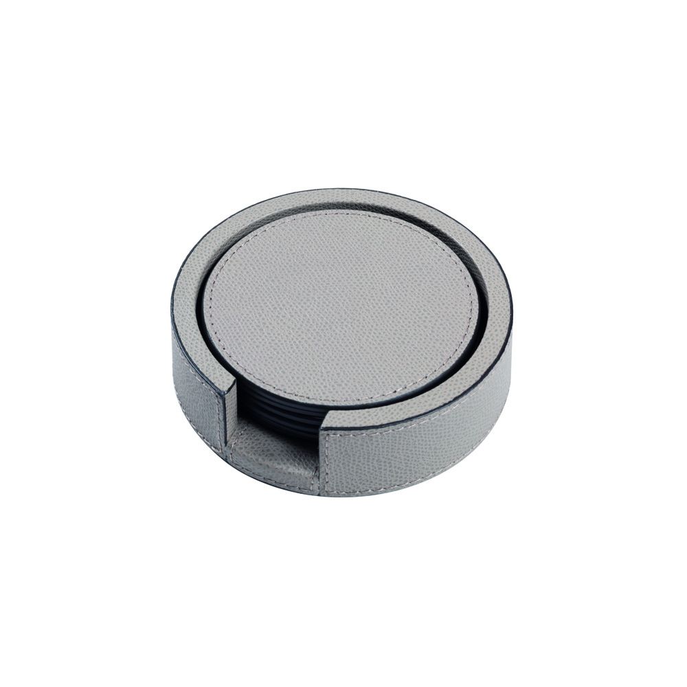 6 Tao Round Coasters with Tao Caddy