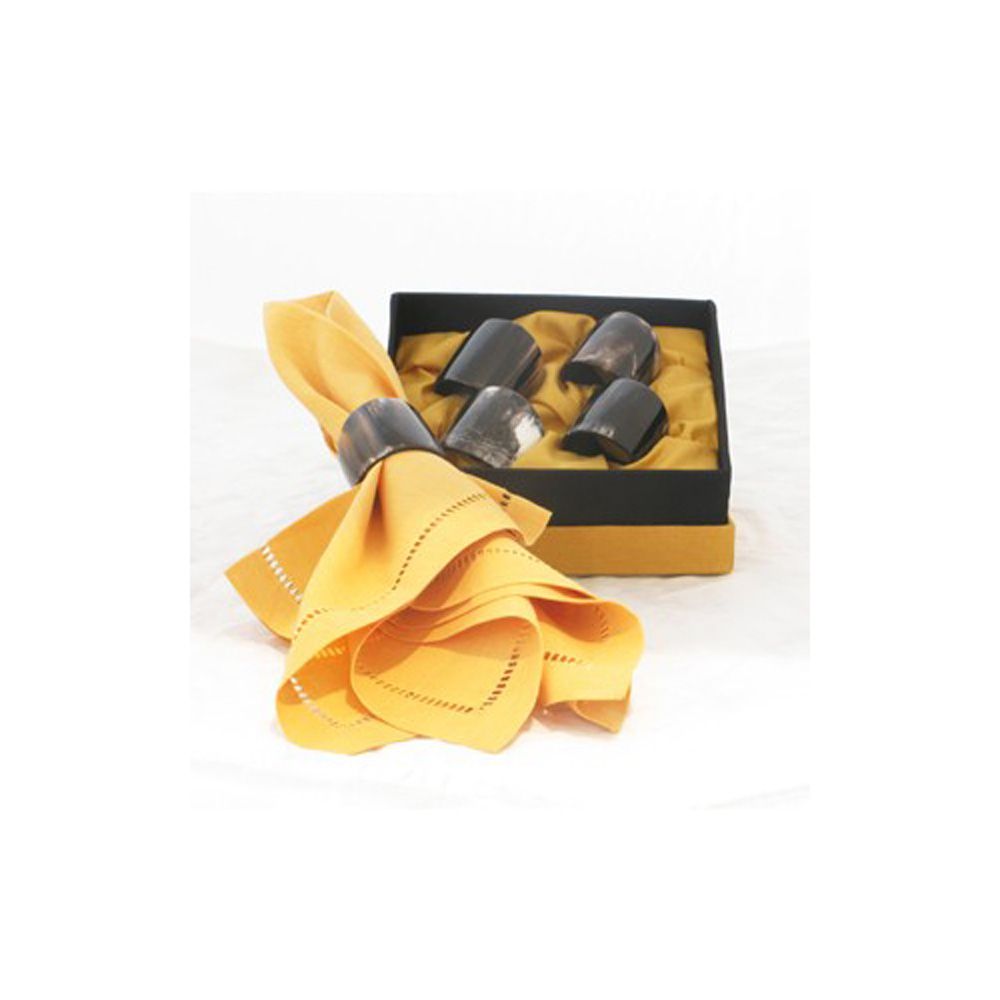 Asymmetrical Horn Napkin Ring