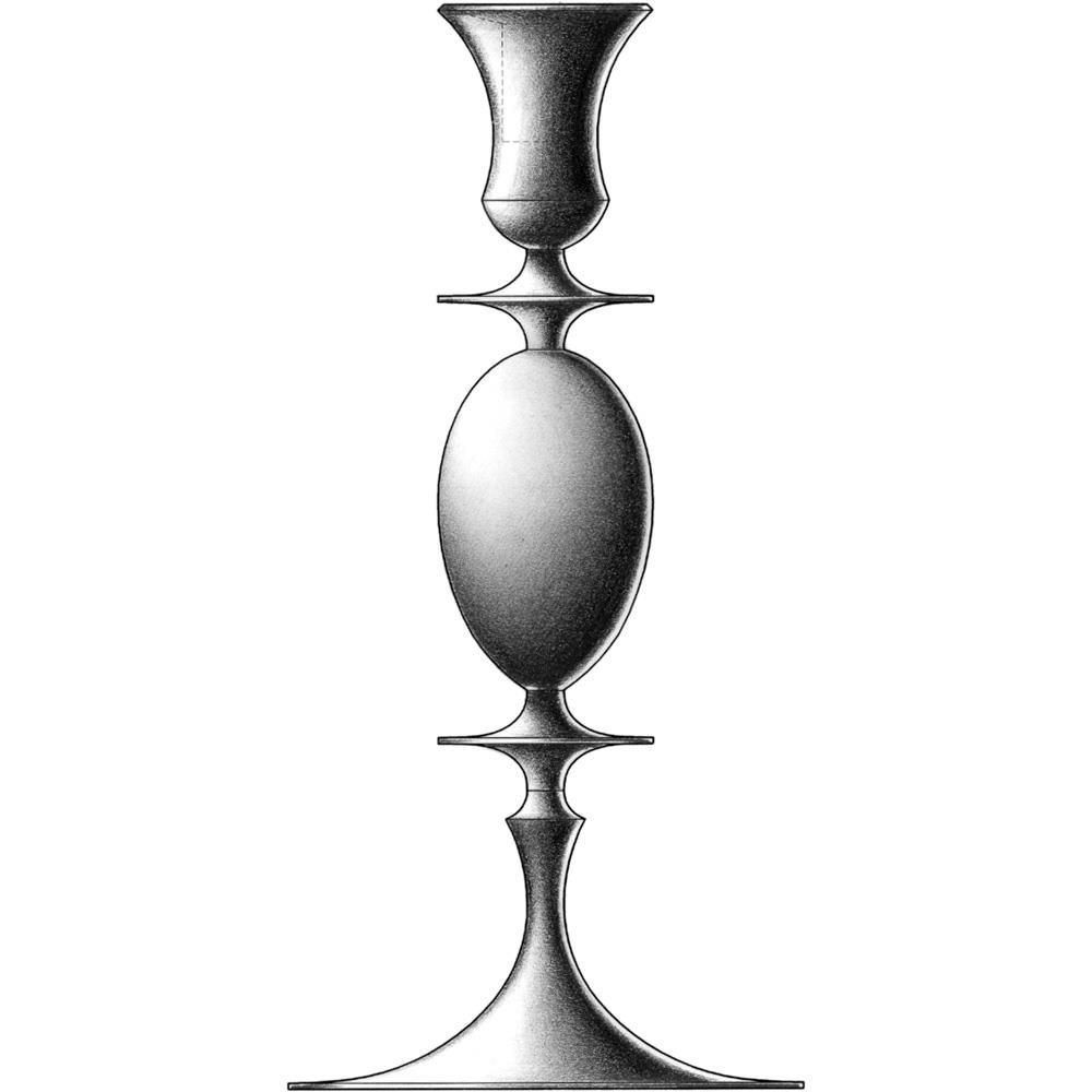 Biedermeier Candlestick 0210