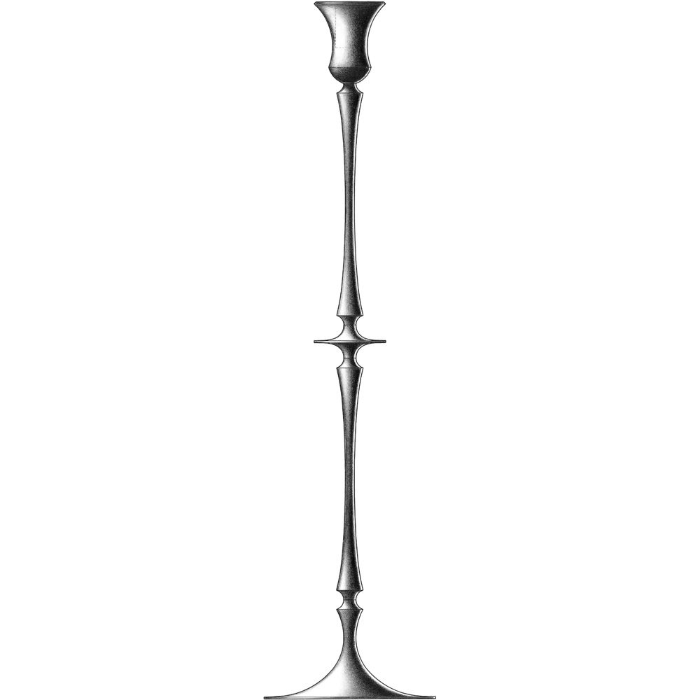 Biedermeier Candlestick 0216
